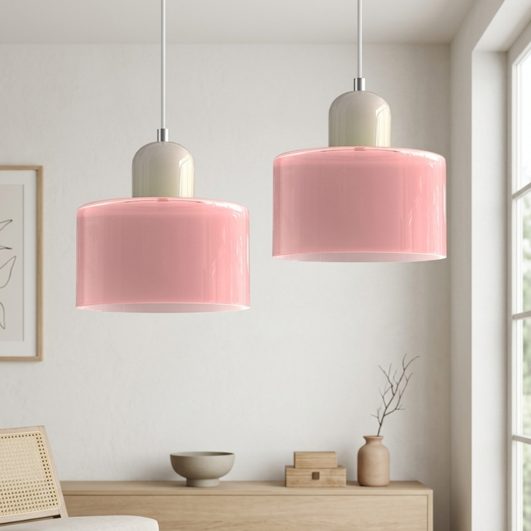 Wisząca lampa pierścieniowa o rozszerzonym designie halo