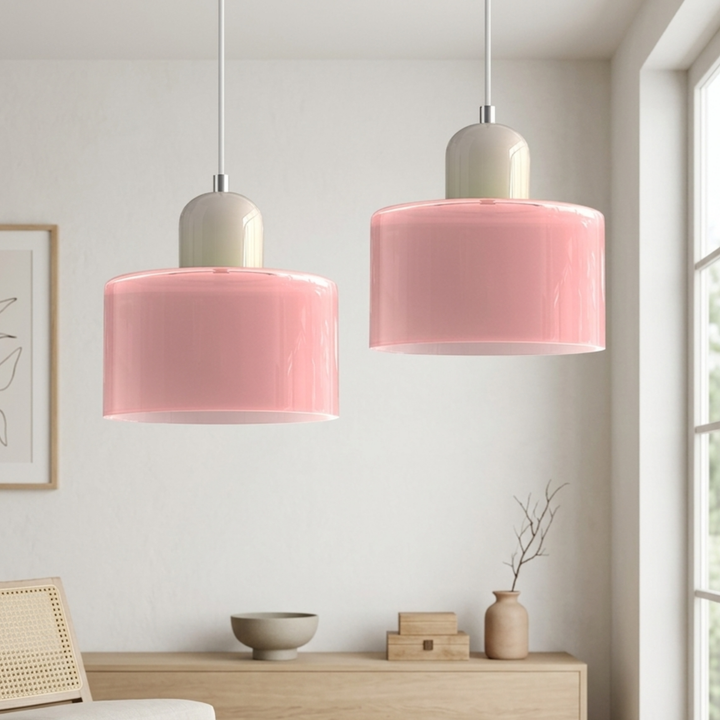 Wisząca lampa pierścieniowa o rozszerzonym designie halo
