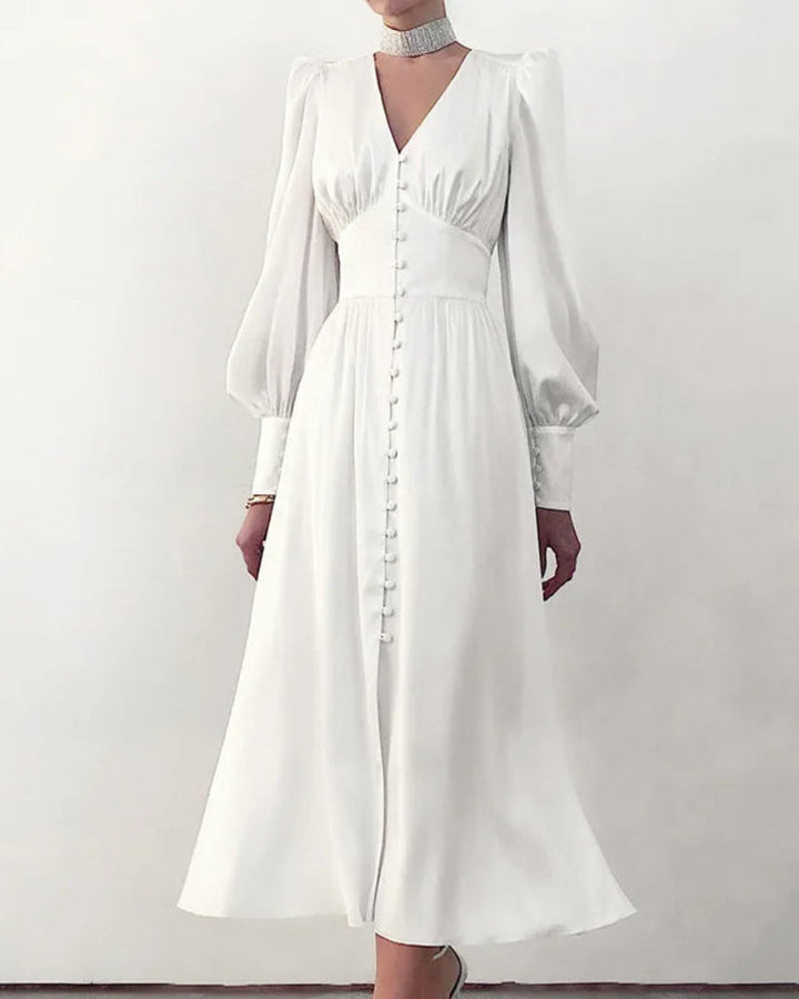 Elegancka Satynowa Sukienka Maxi z Dekoltem V dla Kobiet Timeless Elegance z Nowoczesnym Akcentem