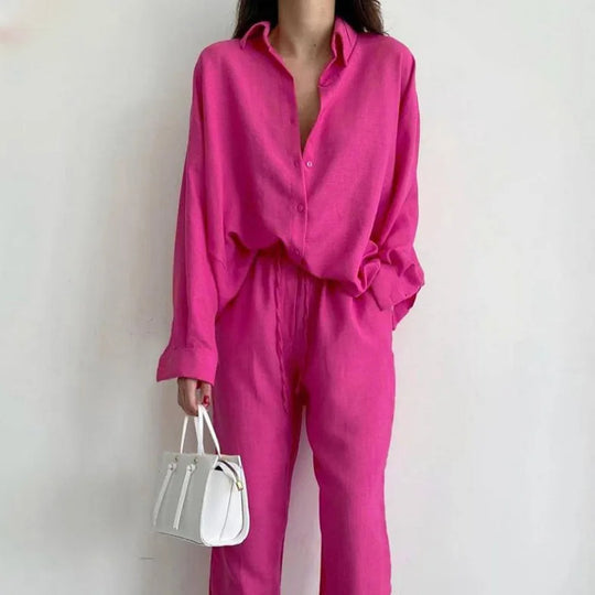 Casual Chic Dwuczęściowy Zestaw dla Kobiet