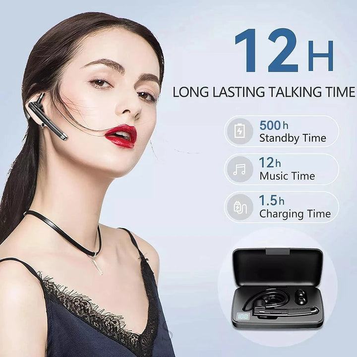 BT5.3 Jedno Ucho Słuchawka Bluetooth z Odszumianiem