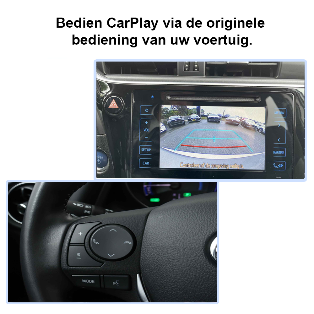 Toyota Bezprzewodowy moduł CarPlay | 2014-2020 | Plug & Play