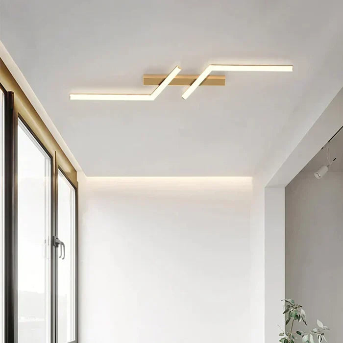 Nowoczesna lampa sufitowa LED – lampa geometryczna