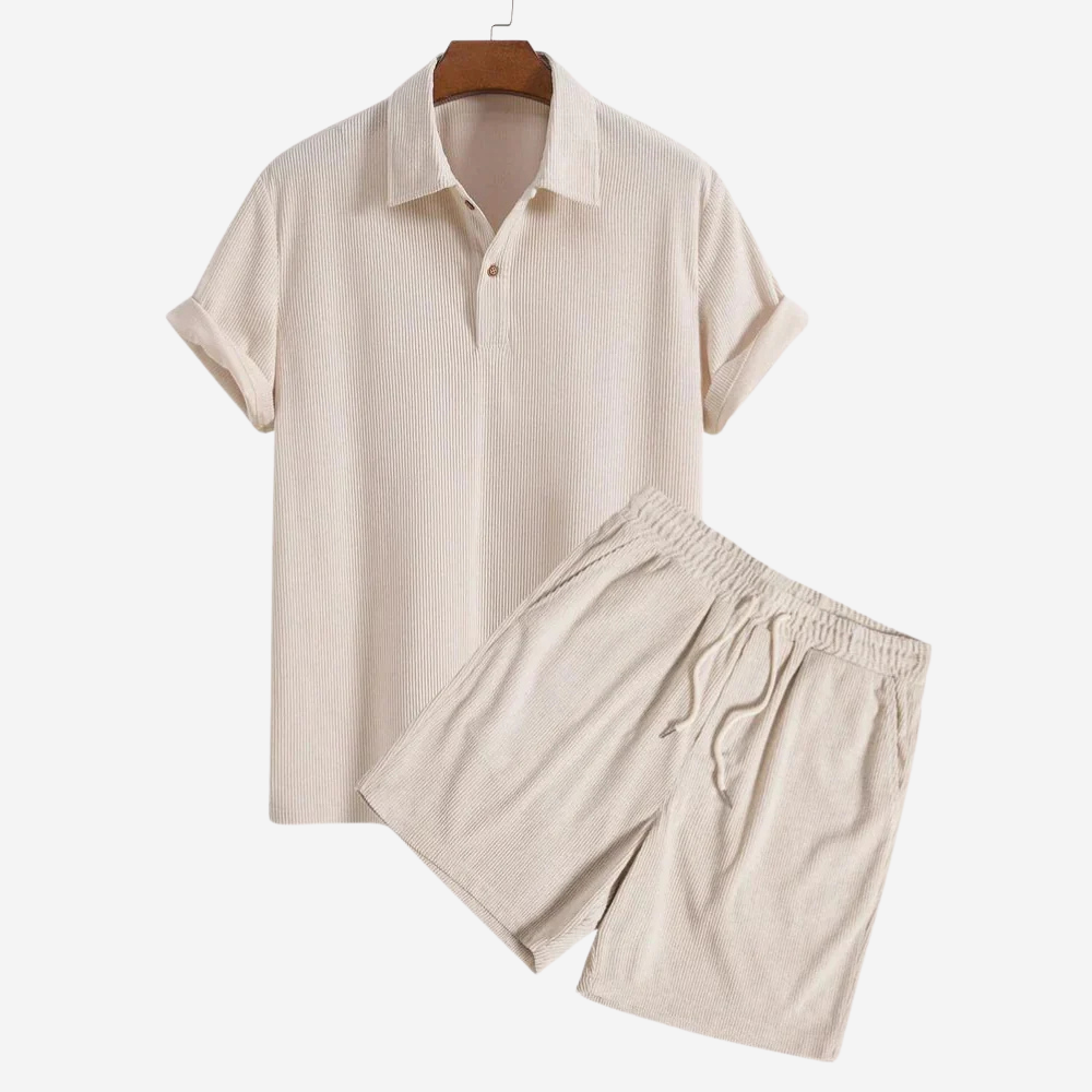 Męska koszula z krótkim rękawem twill