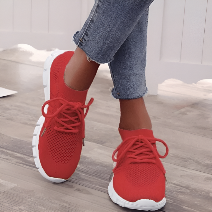 Damskie lekkie sneakersy z siateczki