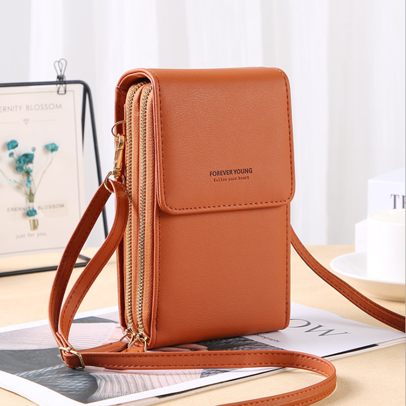 Torba na Telefon z Ekranem Dotykowym i Funkcją Portfela – Kompaktowa Torba Crossbody na Co Dzień