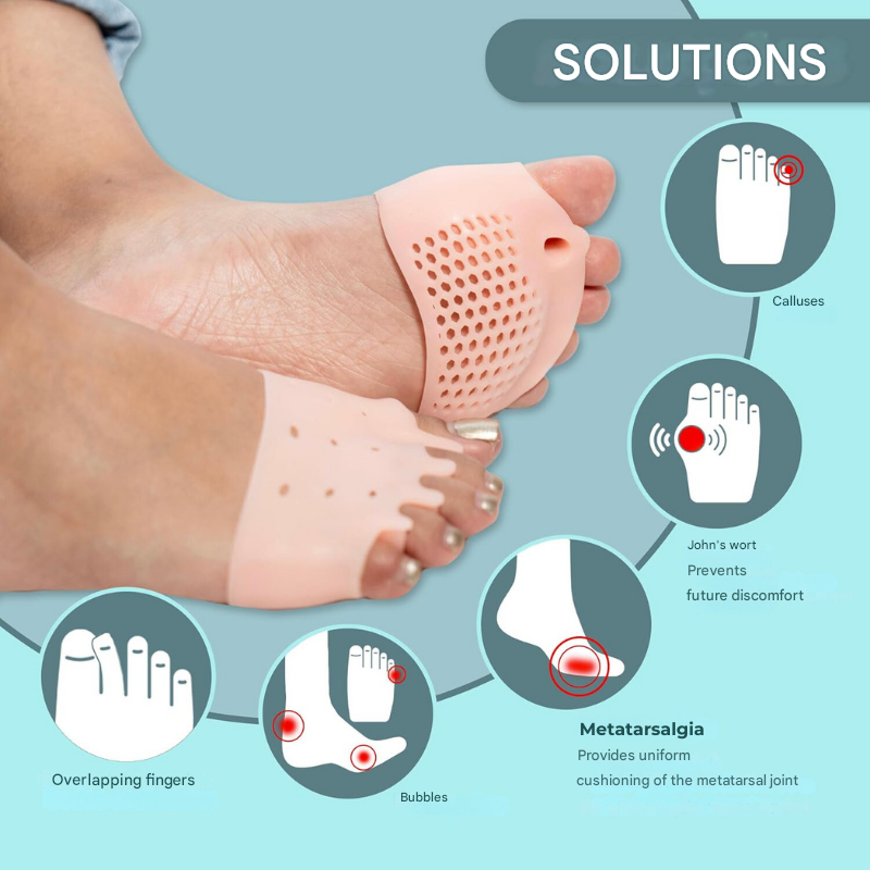 Terapeutyczne Separatory Palców z Poduszkami – Podiora
