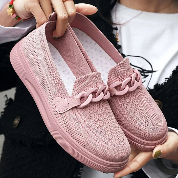 Wygodne damskie sneakersy wsuwane