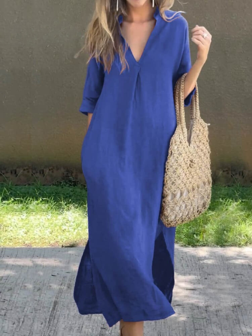 Brigittel – Sukienka Maxi dla Kobiet | Bezwysiłkowa Elegancja