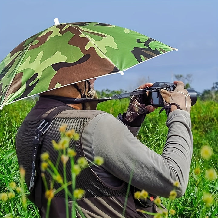 Kapelusz-parasol SunShade – lekki, chroniący przed UV i bezdotykowy