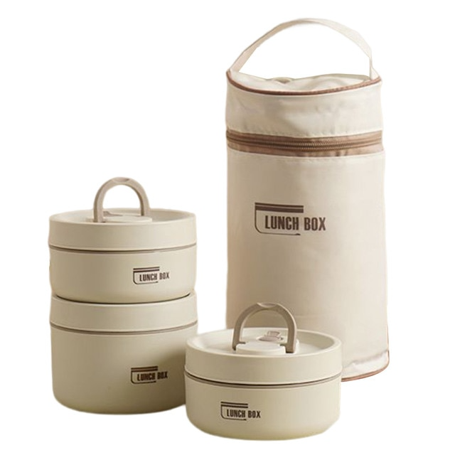 Izolowany Lunchbox Wielowarstwowy z GRATISOWĄ Torbą Transportową - ThermoBox