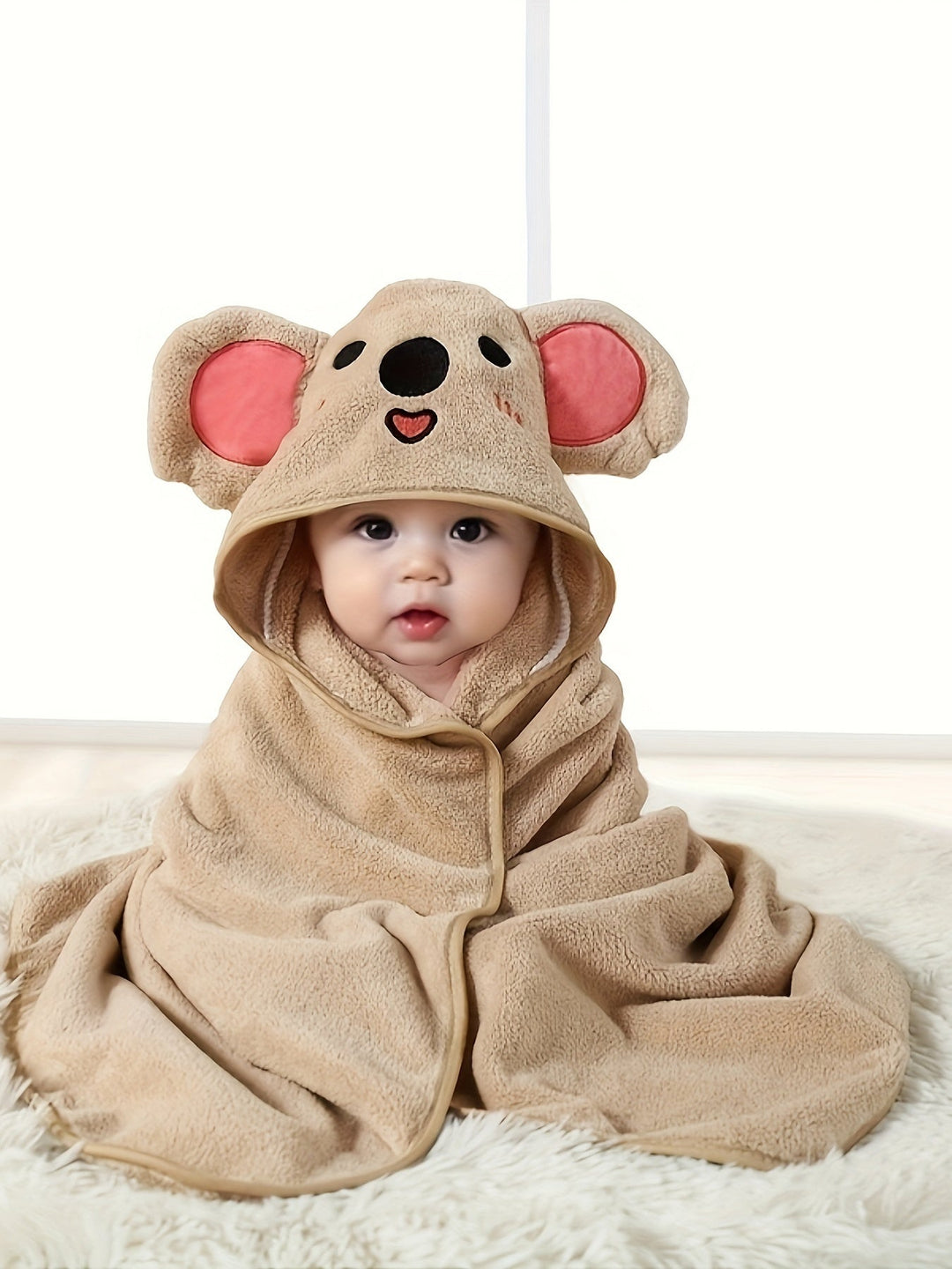 Ręcznik z kapturem SnuggleSoft dla dzieci – szybkoschnący i ultramiękki