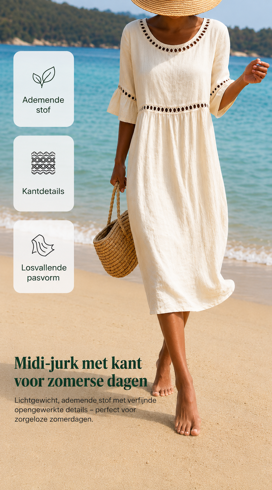 Amara™ | Elegancka Sukienka Midi Maskująca Brzuszek