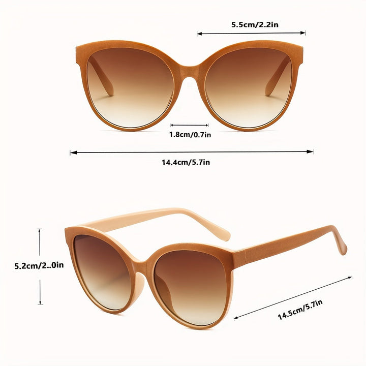Luksusowe okulary przeciwsłoneczne cat-eye dla kobiet – oversize i stylowe na słoneczne dni