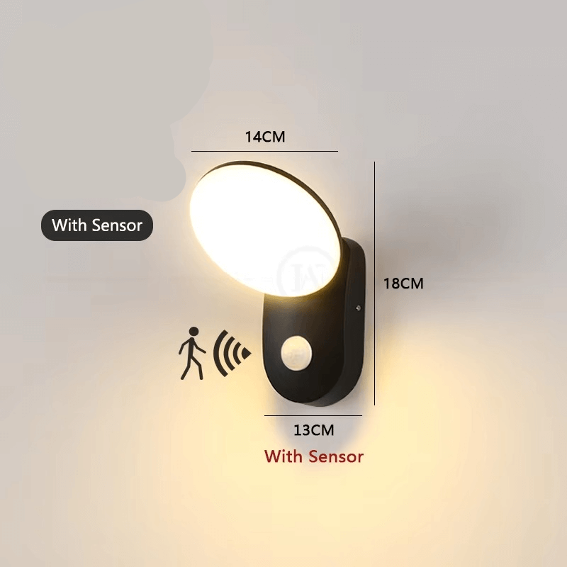 Inteligentna lampa ścienna LED z czujnikiem ruchu