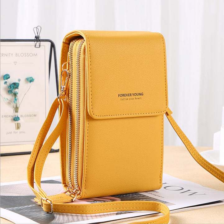 Torba na Telefon z Ekranem Dotykowym i Funkcją Portfela – Kompaktowa Torba Crossbody na Co Dzień