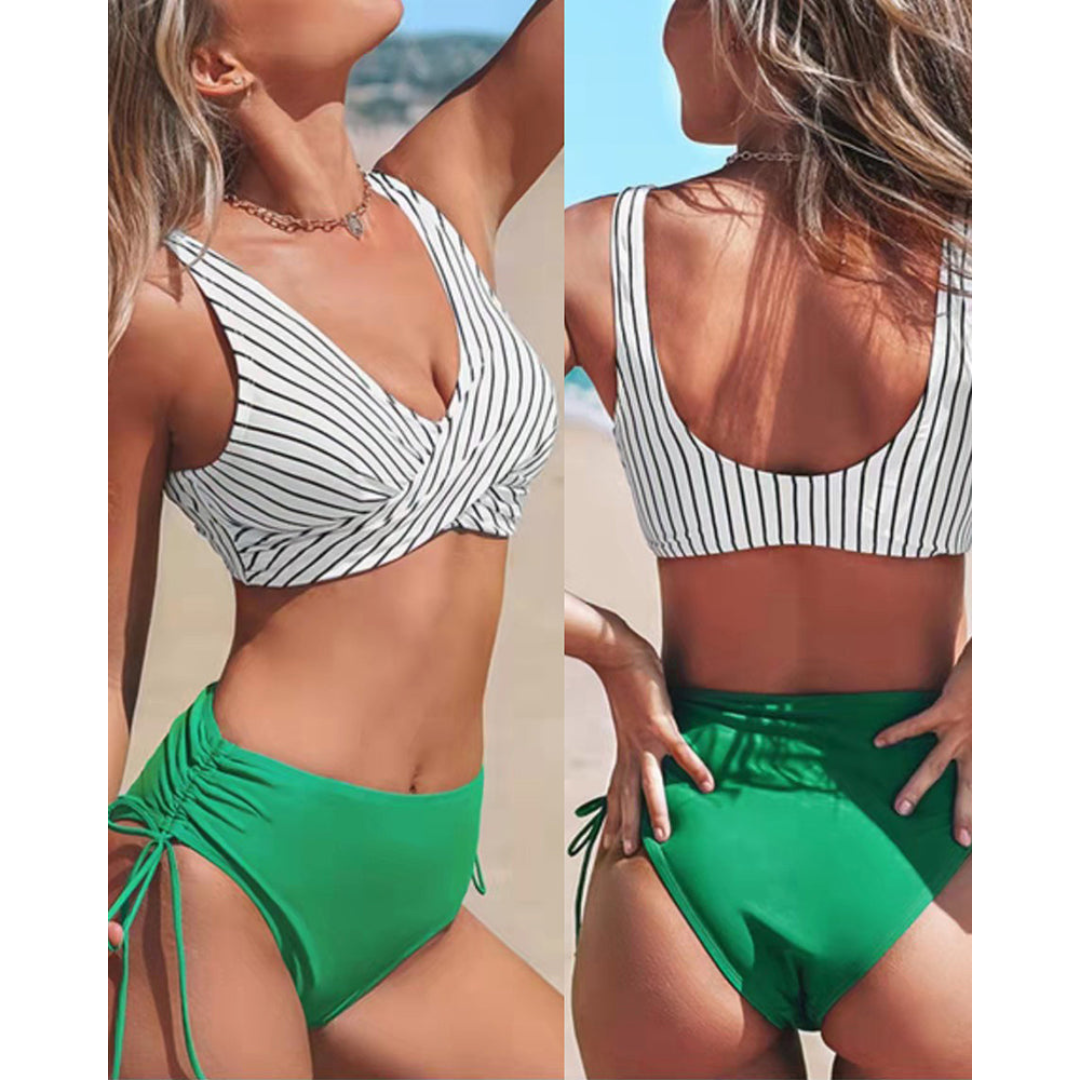 Maya – Kobiece 2-Częściowe Bikini Plażowe – Wibracyjny Styl Lata