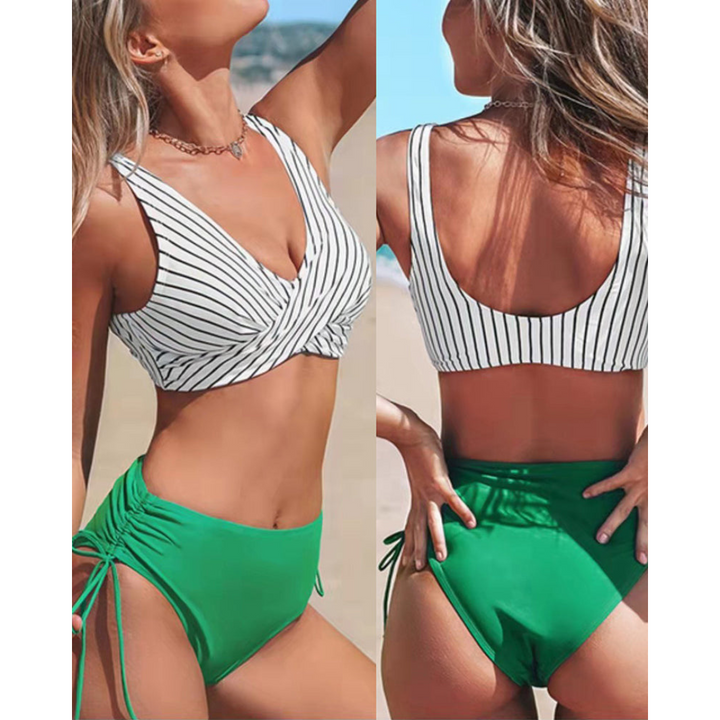 Maya – Kobiece 2-Częściowe Bikini Plażowe – Wibracyjny Styl Lata
