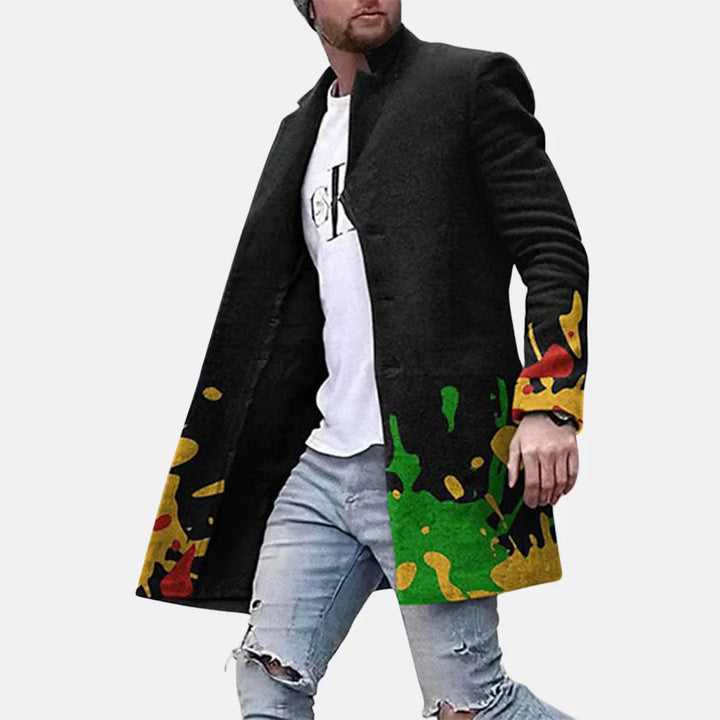 Kurtka Street Print – Casual i Regulowana Męska