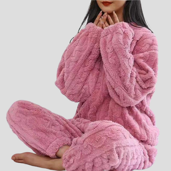 Zestaw Pizamy Fleece dla Kobiet