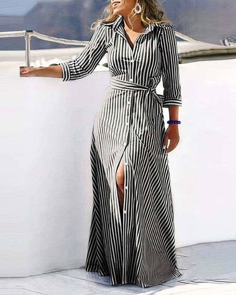 Nowoczesna Maxi Sukienka dla Kobiet Bezwysiłkowa Elegancja na Każdą Okazję