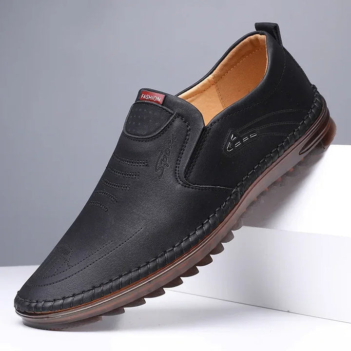 Stylowe skórzane loafersy dla mężczyzn bezwysiłkowa szykowność na każdym kroku