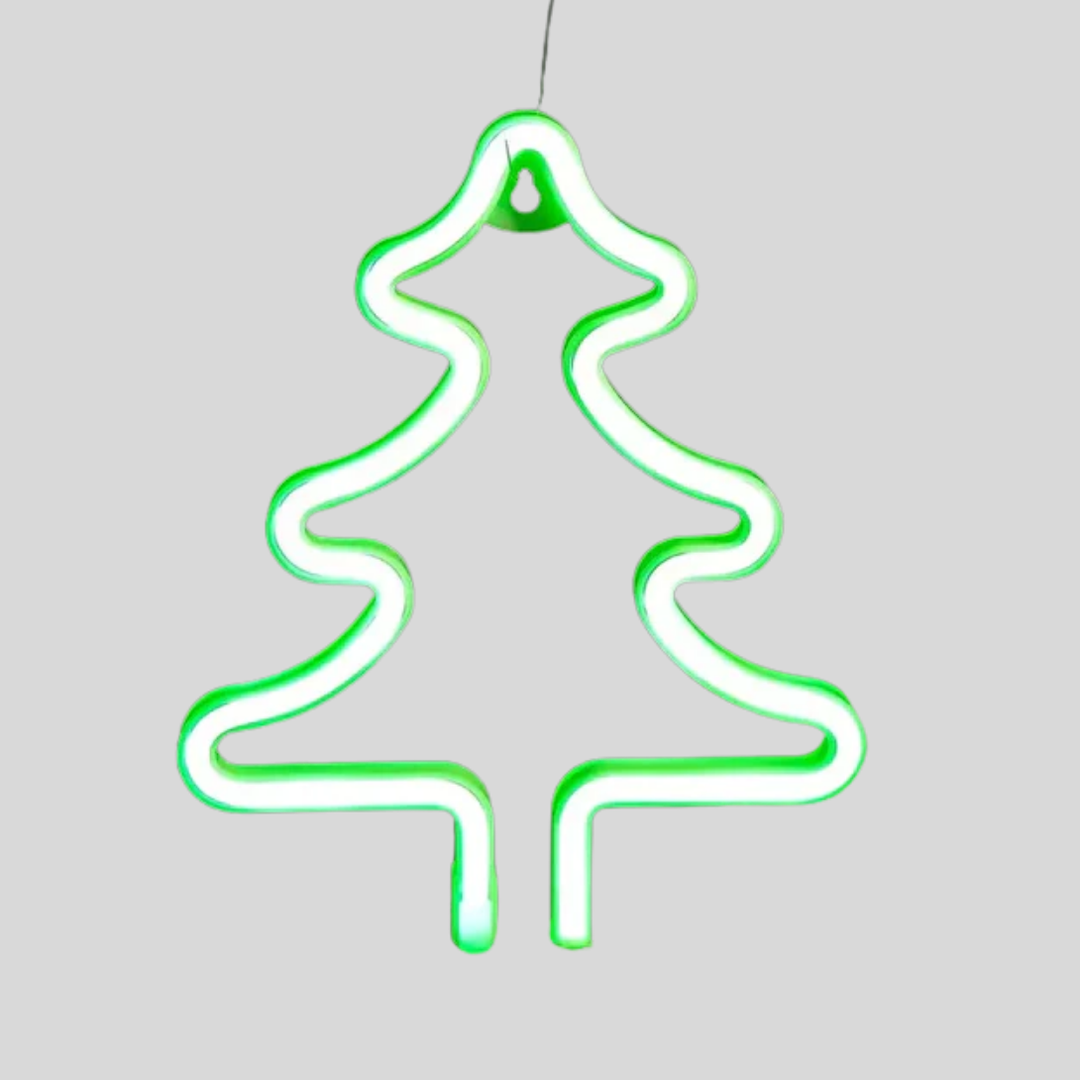 Neonowa Lampa Choinkowa