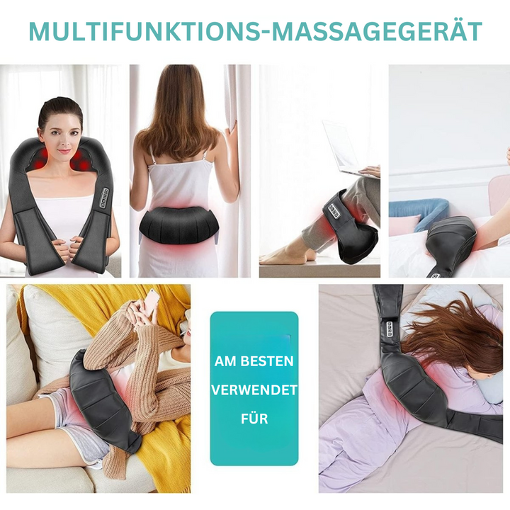 Masująca Poduszka Shiatsu z Podczerwienią - AuraComfort