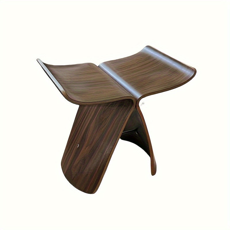 Elegancki stołek motylkowy – ponadczasowy design do salonu i przedpokoju