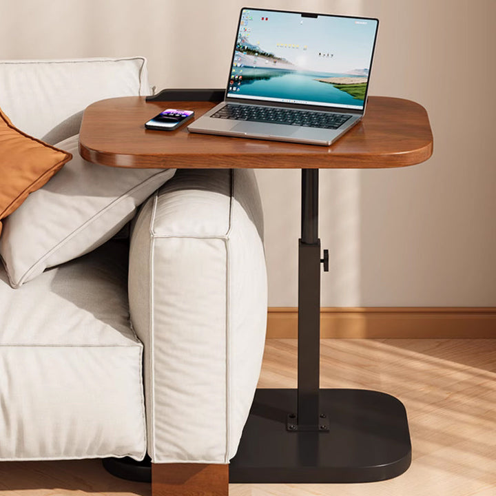 Regulowane na wysokość mobilne biurko na laptopa z obrotowym blatem 360°, 45–80 cm, nośność 30 kg