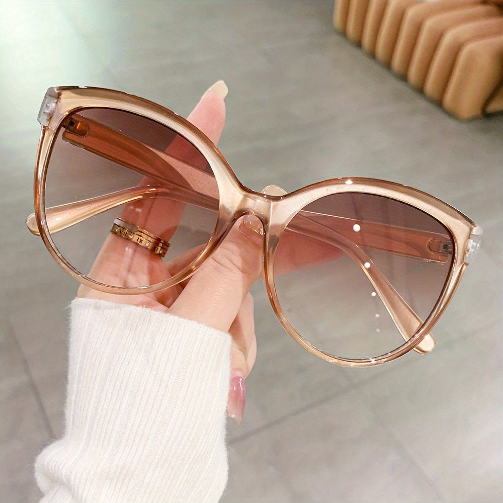 Luksusowe okulary przeciwsłoneczne cat-eye dla kobiet – oversize i stylowe na słoneczne dni