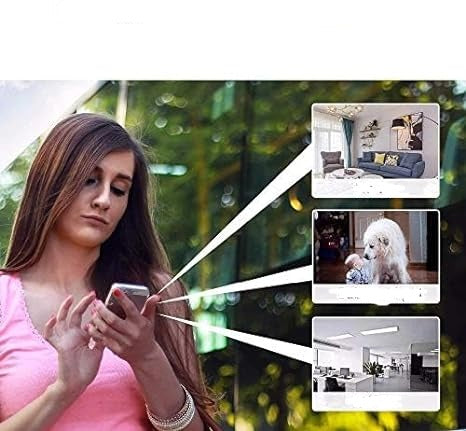 Kamera monitoringu WLAN SecureView Mini | 1080P Full HD | Odporna na warunki atmosferyczne i bezprzewodowa | Sterowanie przez aplikację i widzenie w nocy