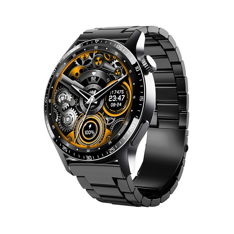 Wodoodporny smartwatch z pomiarem ciśnienia krwi, saturacji krwi i snu