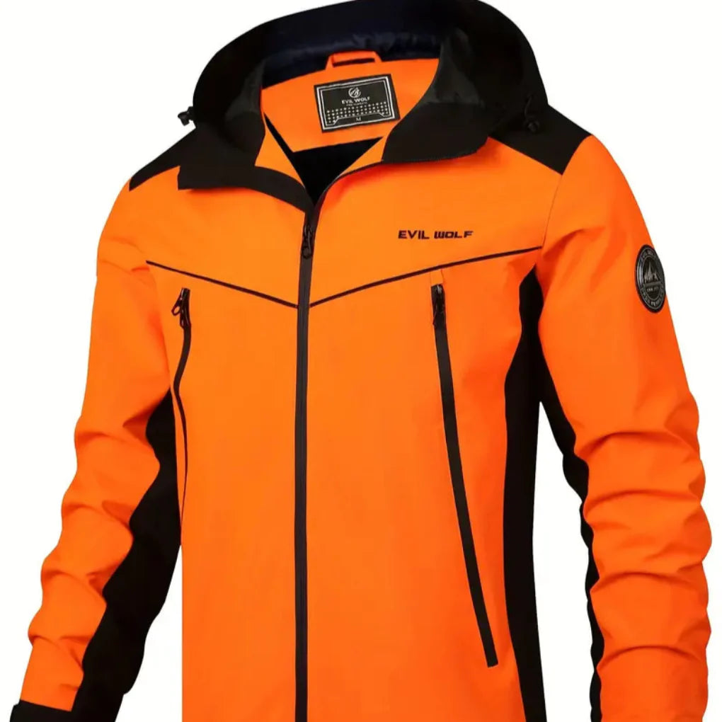 Wodoodporna Kurtka Outdoor z Odblaskowym Designem