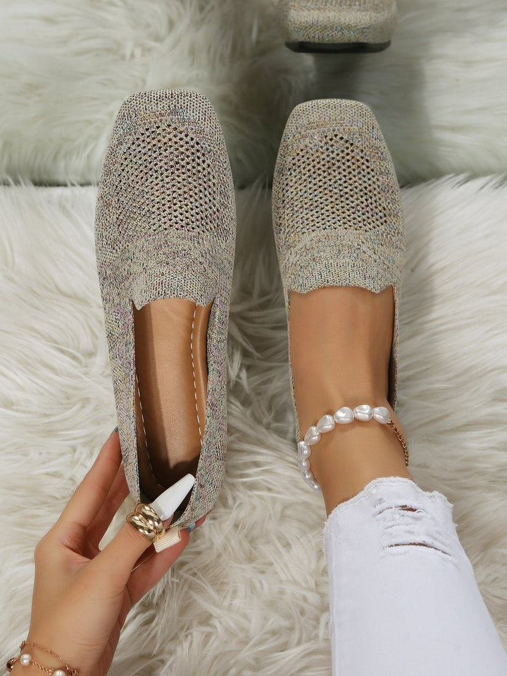 Damskie ortopedyczne wsuwane sneakersy z miękką wkładką i oddychającą siateczką