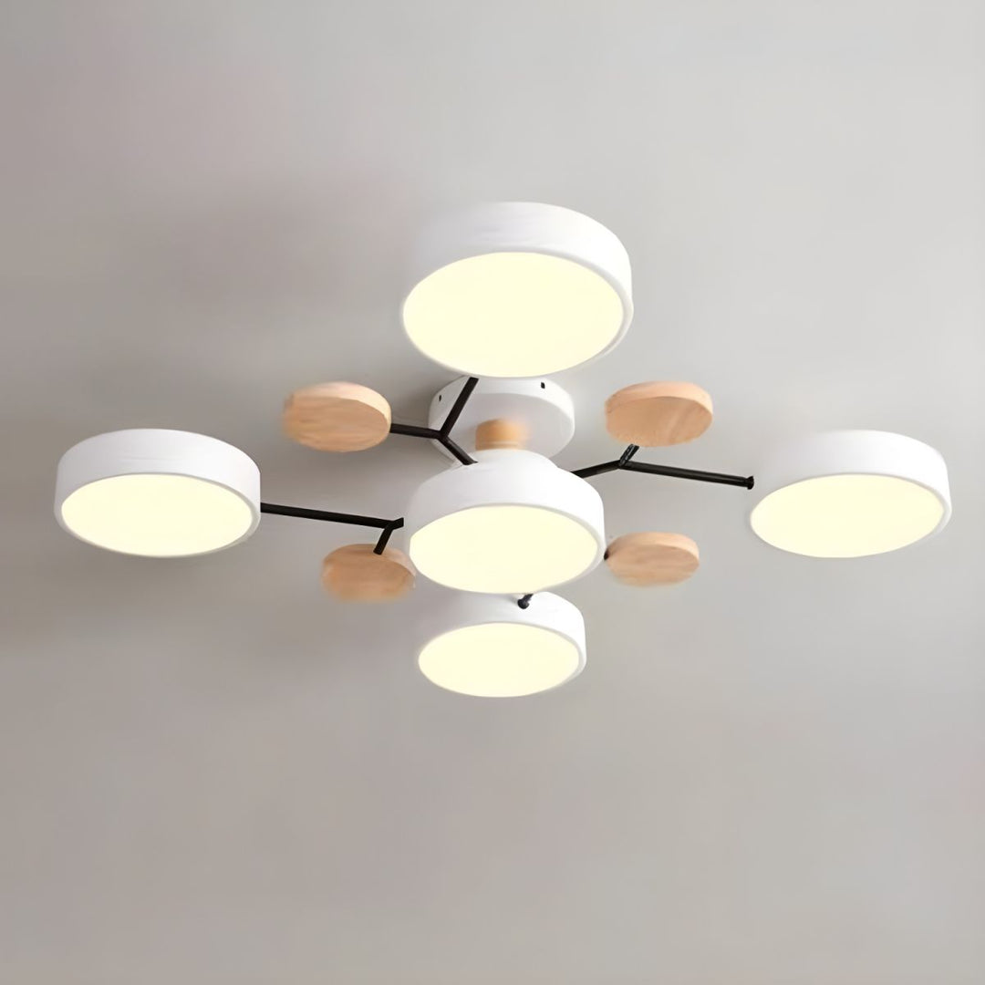 Lampa sufitowa LED Metal Macaron