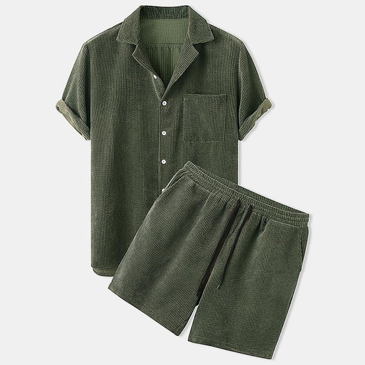 BreezeSet – Zestaw szortów męskich z sztruksu