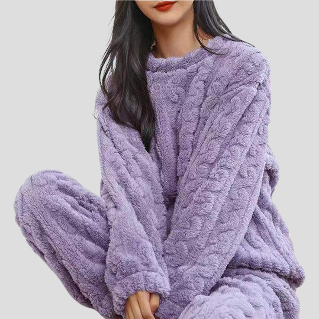 Zestaw Pizamy Fleece dla Kobiet
