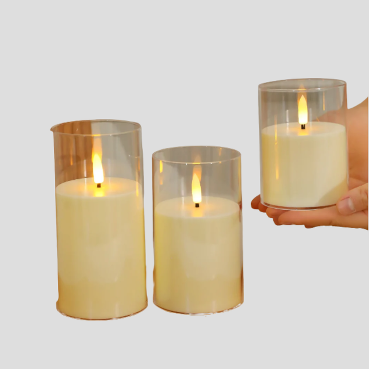 Zestaw świec LED 3-częściowy