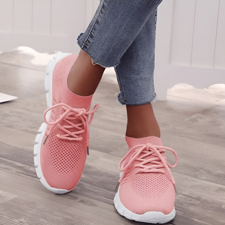 Damskie lekkie sneakersy z siateczki