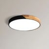 Drewniana lampa sufitowa Delos Scandi | Naturalna designerska lampa LED