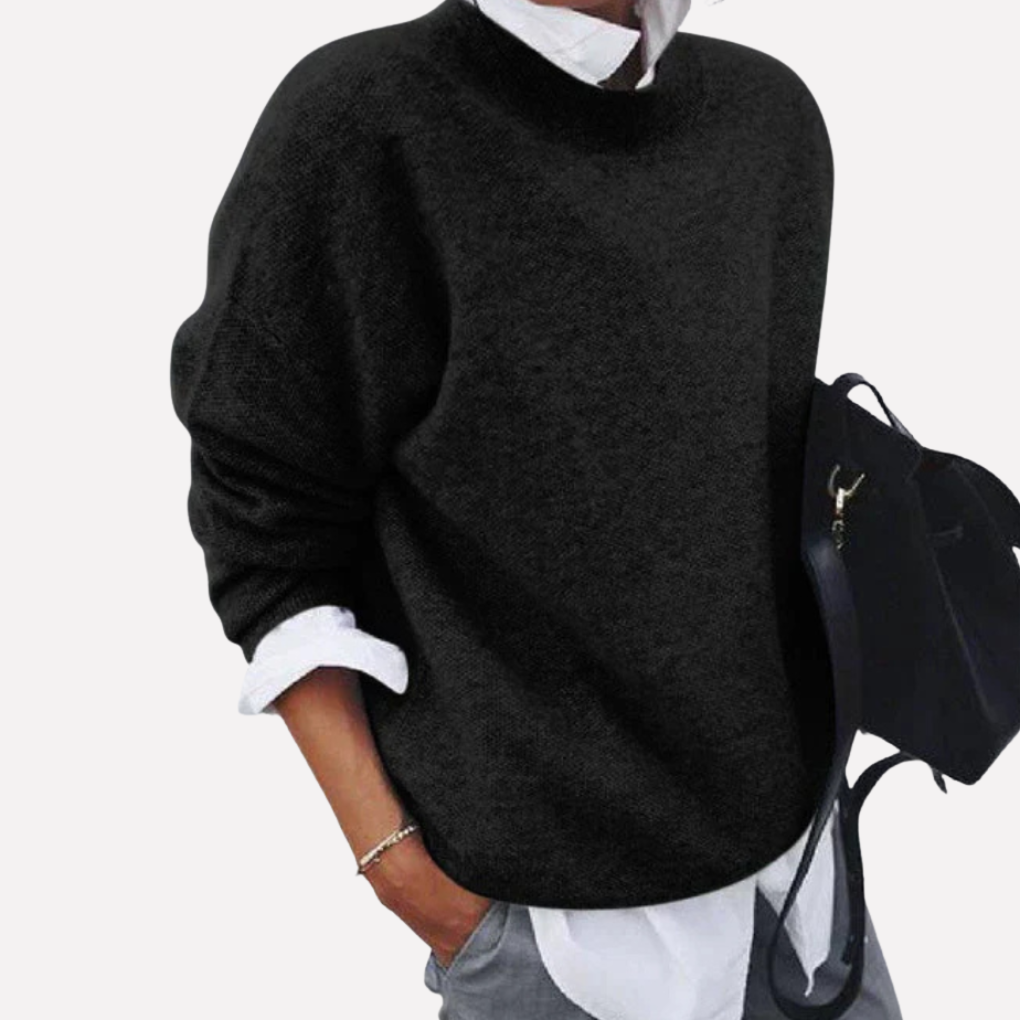 Sweter Damski – Klasyczny Szydełkowy