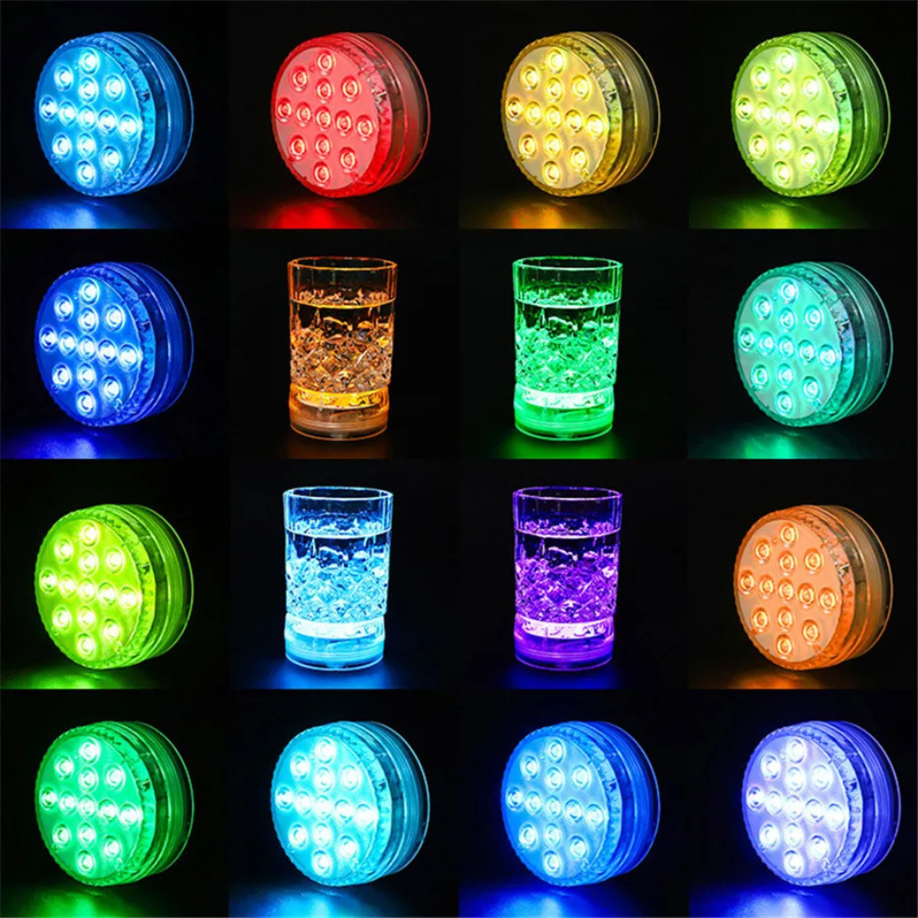 Kolorowa Lampa LED Podwodna z Zdalnym Sterowaniem RF