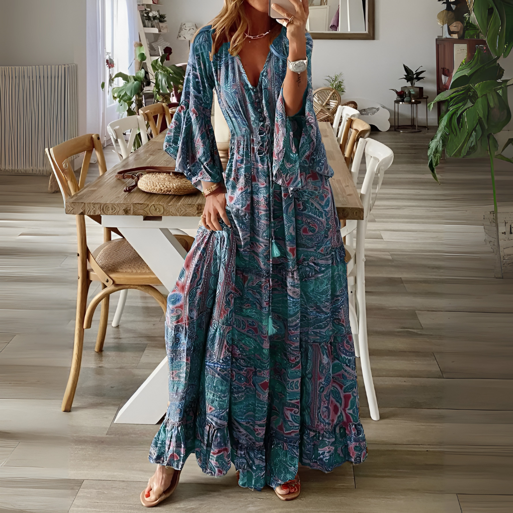 Maxi Sukienka Boho dla Kobiet