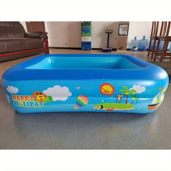 Dmuchany basen dla dzieci Ocean Splash – gruby PVC do zabawy w ogrodzie