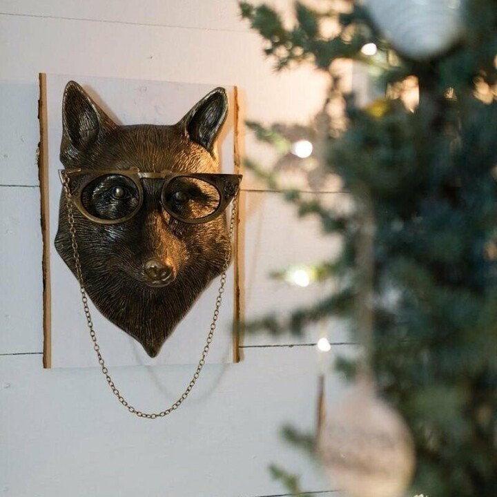 Zabawna dekoracja ścienna z głowami zwierząt - WallCritters