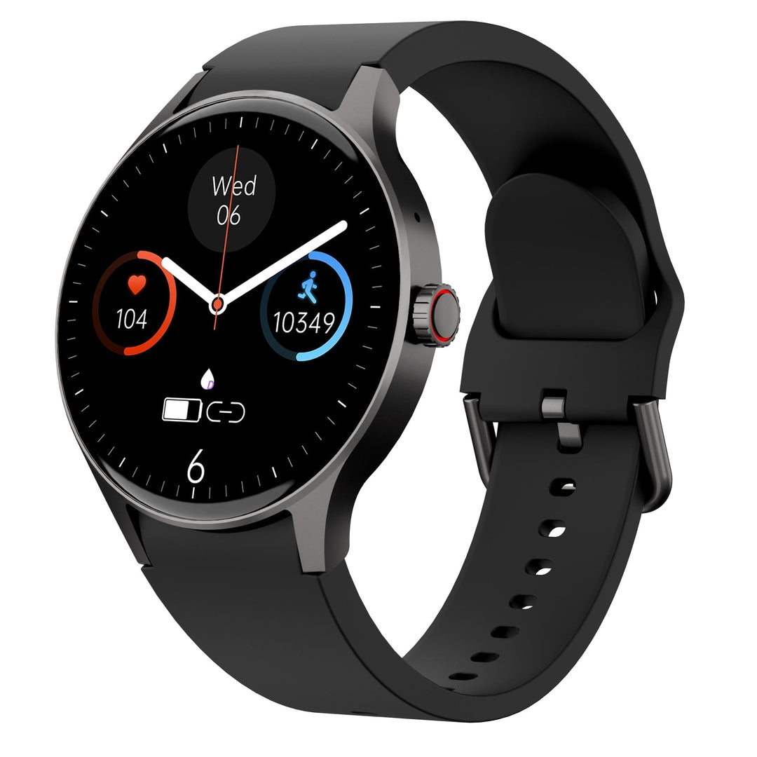 Wodoodporny smartwatch z pomiarem ciśnienia krwi, saturacji krwi i snu