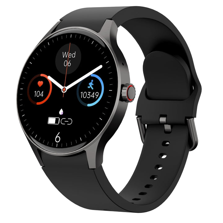 Wodoodporny smartwatch z pomiarem ciśnienia krwi, saturacji krwi i snu