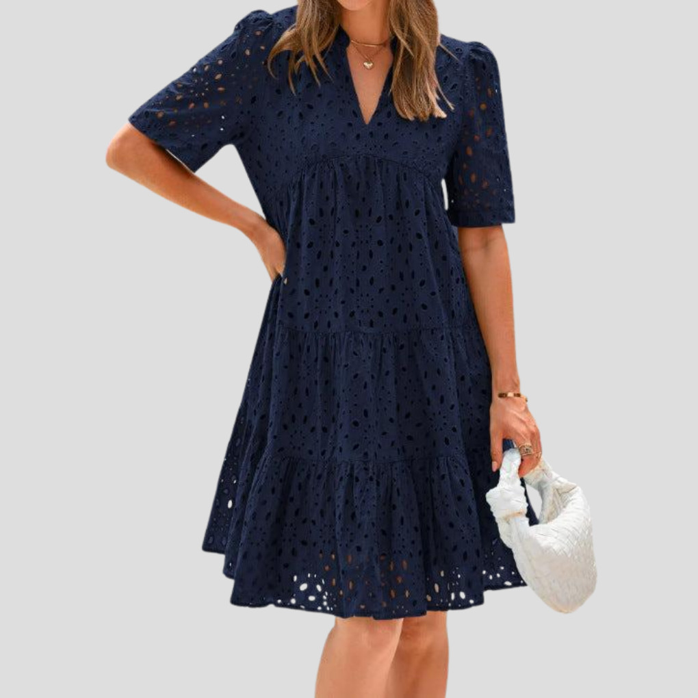 Szydełkowa Letnia Sukienka dla Kobiet