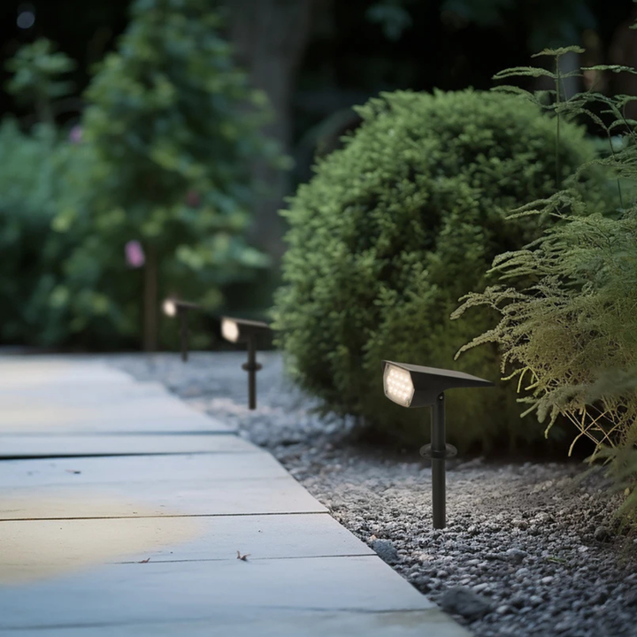 Stylowa wodoodporna solarna lampa ogrodowa